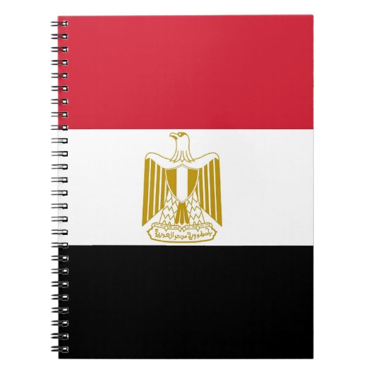 Notitieboek met Egyptische vlag (Voorkant)