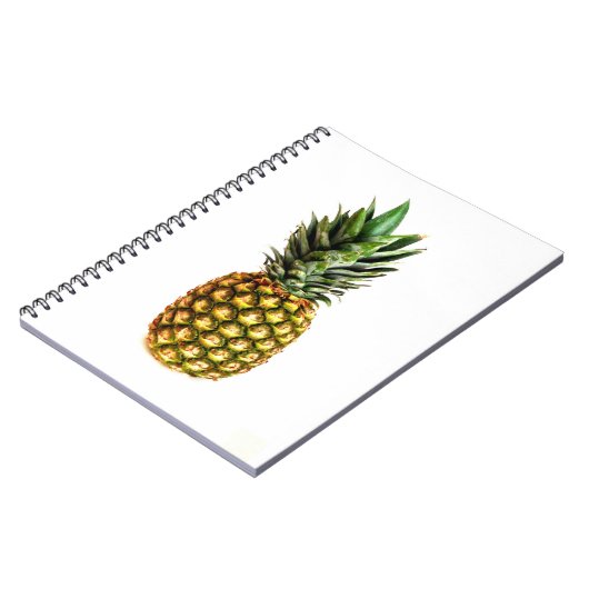 Notitieboek met foto-afdruk van ananas (Linkerzijde)