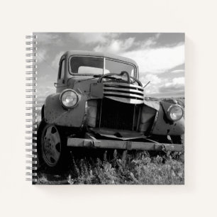 Notitieboek met foto van Chevy Truck uit de jaren