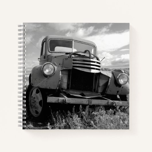 Notitieboek met foto van Chevy Truck uit de jaren  (Voorkant)