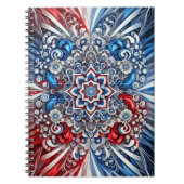 Notitieboek met Franse kleuren Abstract Design (Voorkant)