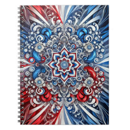 Notitieboek met Franse kleuren Abstract Design