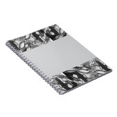 Notitieboek met "Gebrek aan blauw" artwork (Rechterzijde)