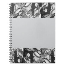 Notitieboek met "Gebrek aan blauw" artwork