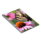 Notitieboek met geel rondvliegende biefstaart (Rechterzijde)