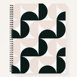 Notitieboek met geometrisch patroon