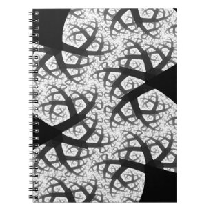 Notitieboek met gevlekte bossen