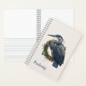  Notitieboek met Great Blue Heron (Binnen)