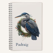  Notitieboek met Great Blue Heron (Voorkant)