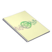 notitieboek met groene tertiaire kern (Rechterzijde)