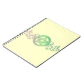 notitieboek met groene tertiaire kern (Linkerzijde)