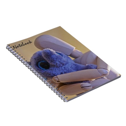 Notitieboek met grote knuffel (Rechterzijde)