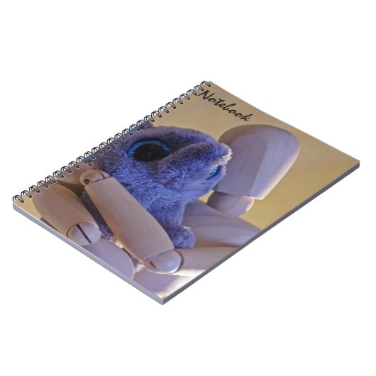 Notitieboek met grote knuffel (Linkerzijde)