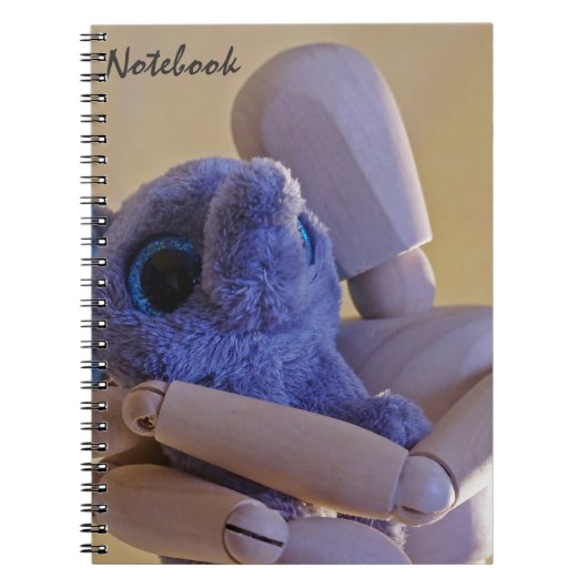 Notitieboek met grote knuffel (Voorkant)