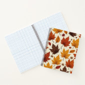 Notitieboek met herfstbladpatroon (Binnen)