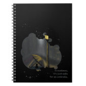 Notitieboek met Hoesje Kat schilderen en Regen Cit (Voorkant)