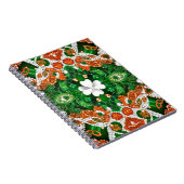Notitieboek met Ierse kleuren Abstract Design (Rechterzijde)