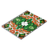 Notitieboek met Ierse kleuren Abstract Design (Linkerzijde)