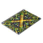 Notitieboek met Jamaicaanse kleuren Abstract Desig (Linkerzijde)