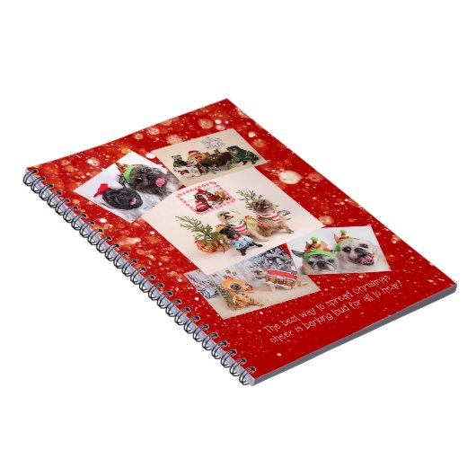 Notitieboek met kerstkapper (Rechterzijde)