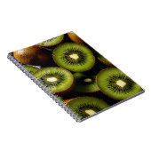 Notitieboek met Kiwi Fruit Design – Levendig Groen (Rechterzijde)