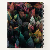 Notitieboek met kleurrijke herfst (Achterkant)