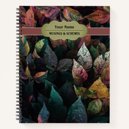 Notitieboek met kleurrijke herfst (Voorkant)