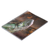Notitieboek met kleurrijke Iguana hagedis (Linkerzijde)