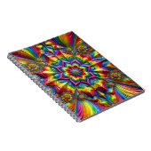 Notitieboek met LGBTQ kleuren Abstract Design (Rechterzijde)