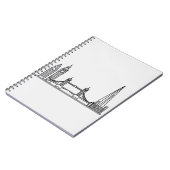 Notitieboek met London Landmark Sketch – Classic L (Linkerzijde)