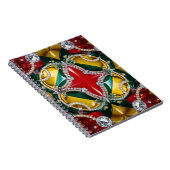 Notitieboek met Los Angeles Kleuren Abstract Ontwe (Rechterzijde)