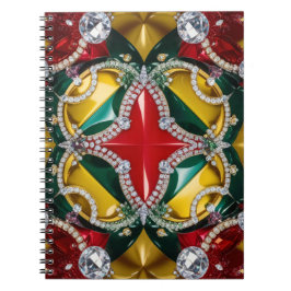 Notitieboek met Los Angeles Kleuren Abstract Ontwe