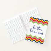 Notitieboek met meerdere kleuren-Chevron Spiral (Binnen)