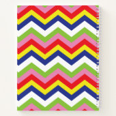 Notitieboek met meerdere kleuren-Chevron Spiral (Achterkant)