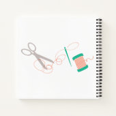 Notitieboek met naalden en draad (Achterkant)