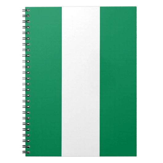 Notitieboek met Nigeriaanse vlag (Voorkant)