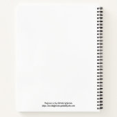 Notitieboek met pantherspiraalvormige rand (Achterkant)