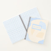 Notitieboek met pastel ruitjespapier (Binnen)