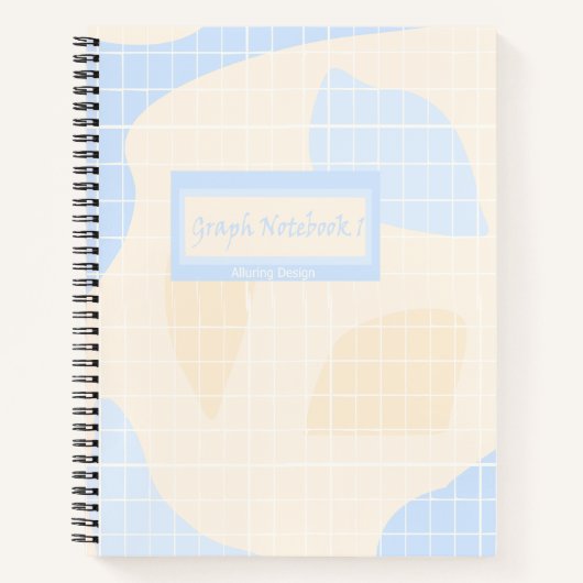 Notitieboek met pastel ruitjespapier (Voorkant)