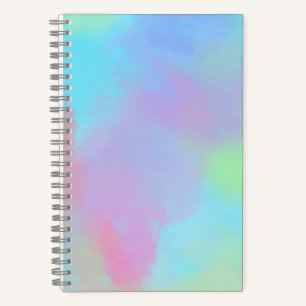 Notitieboek met pastel spetterpatroon