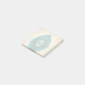 Notitieboek met pauwveerontwerp post-it® notes (Schuin)