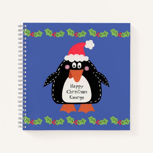 Notitieboek met persoonlijk tintkerst (Voorkant)