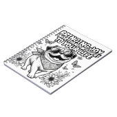 Notitieboek met Pug brengt vreugde in je leven (Linkerzijde)