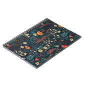 Notitieboek met retrostijl, bloem, natuur (Linkerzijde)