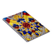 Notitieboek met Roemeense kleuren Abstract Design (Rechterzijde)