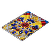 Notitieboek met Roemeense kleuren Abstract Design (Linkerzijde)