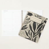 Notitieboek met rustieke eucalyptusbladeren en tak (Display)