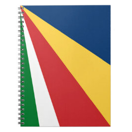 Notitieboek met Seychellen Kleuren Abstract Ontwer