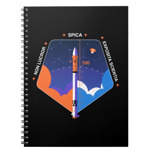 Notitieboek met Spica Mission patch (Voorkant)
