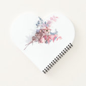 Notitieboek met spiraalvormige kruid (Achterkant)